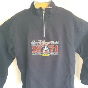 Walt Disney World Mickey Mouse Hoodie Size L 1971